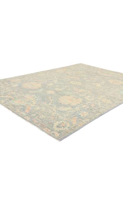 5 x 7 Colorful Pastel Oushak Rug 80883