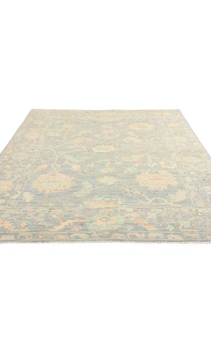 5 x 7 Colorful Pastel Oushak Rug 80883