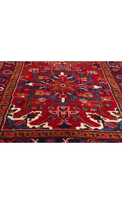 4 x 12 Vintage Persian Heriz Rug Runner 60247