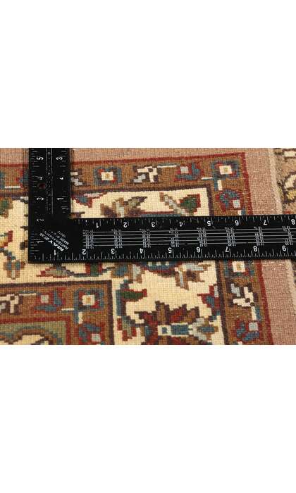 4 x 6 Earth-Tone Vintage Indian Isfahan Rug 78783