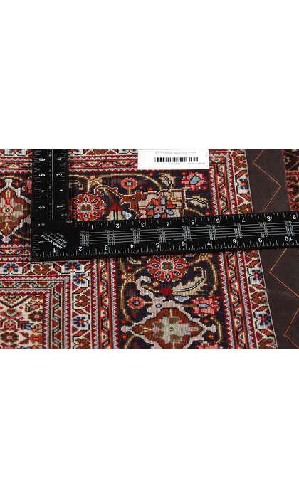 5 x 7 Vintage Persian Mahi Tabriz Rug Wool and Silk 77000