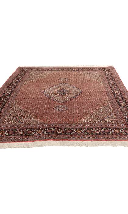 5 x 7 Vintage Persian Mahi Tabriz Rug Wool and Silk 77000