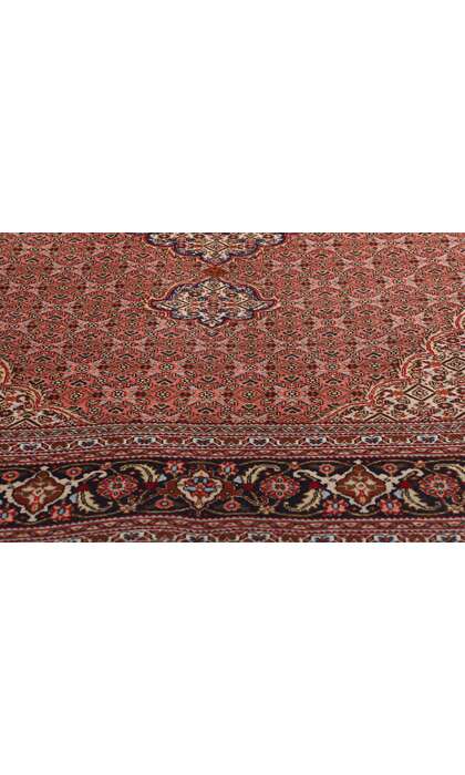 5 x 7 Vintage Persian Mahi Tabriz Rug Wool and Silk 77000
