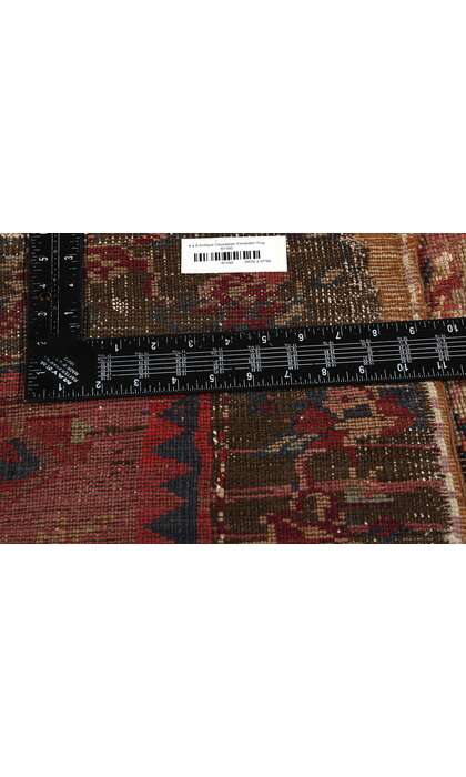 4 x 8 Antique Pink Caucasian Karabagh Rose Rug 61160