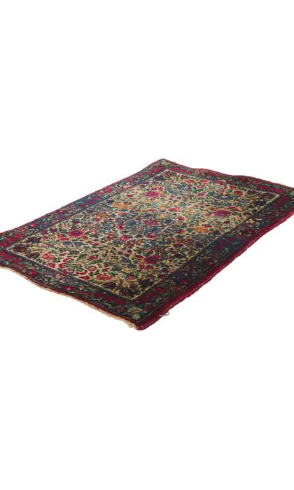 2 x 3 Antique Persian Kerman Rug 73227