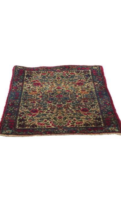 2 x 3 Antique Persian Kerman Rug 73227