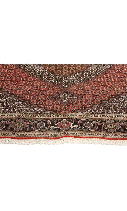 7 x 7 Square Vintage Persian Mahi Tabriz Rug 78781