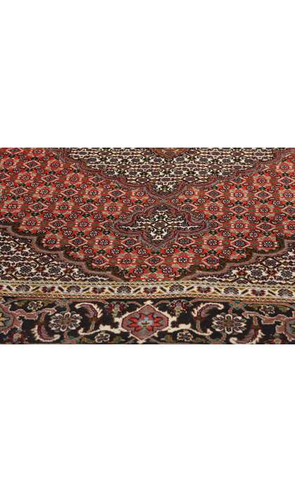 7 x 7 Square Vintage Persian Mahi Tabriz Rug 78781