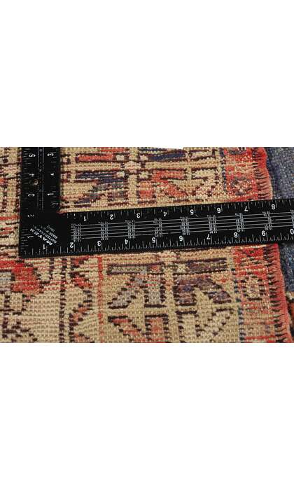 5 x 8 Vintage Blue Turkish Oushak Rug 52256