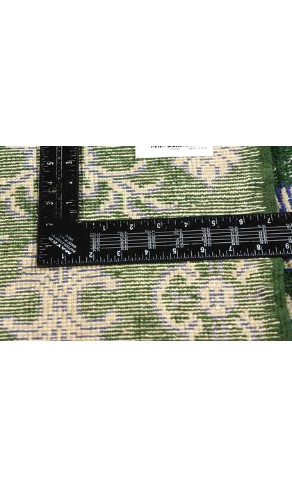 4 x 7 Distressed Vintage Green Turkish Sivas Rug 51945