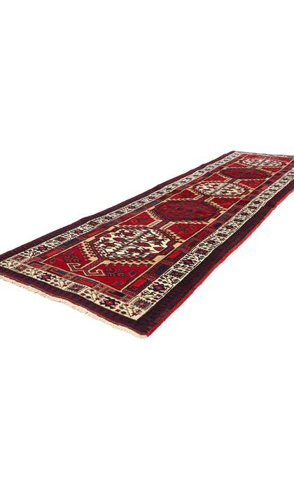 3 x 11 Vintage Persian Heriz Rug Runner 60245