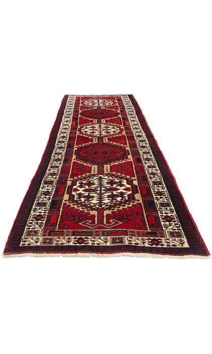3 x 11 Vintage Persian Heriz Rug Runner 60245