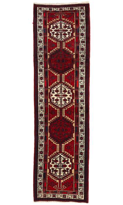 3 x 11 Vintage Persian Heriz Rug Runner 60245