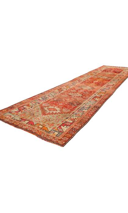 3 x 14 Vintage Kurdish Tribal Rug Herki Boho Carpet Runner 78771