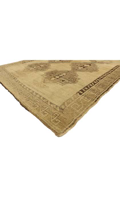 5 x 14 Vintage Turkish Oushak Rug 50743