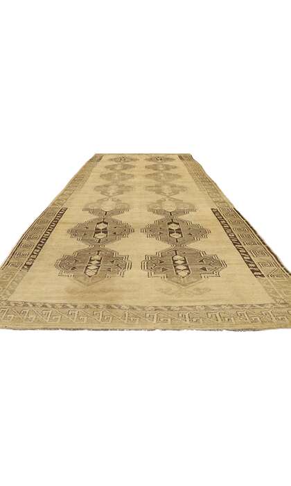 5 x 14 Vintage Turkish Oushak Rug 50743