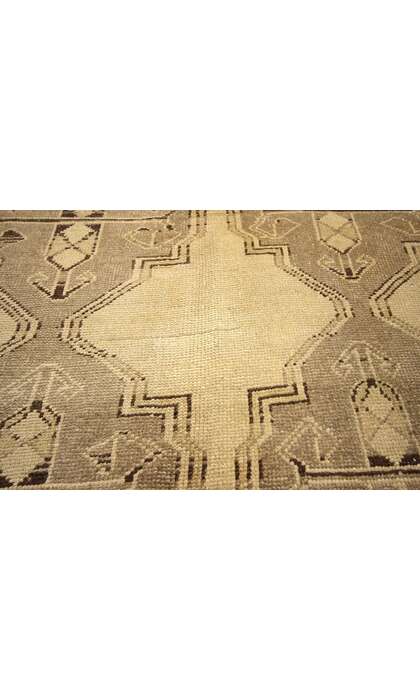 5 x 15 Vintage Turkish Oushak Rug 50744