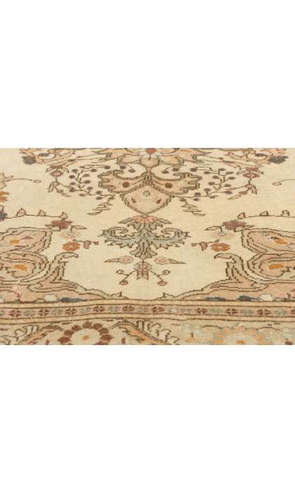 5 x 7 Vintage Neutral Earth-Tone Turkish Sivas Rug 52133