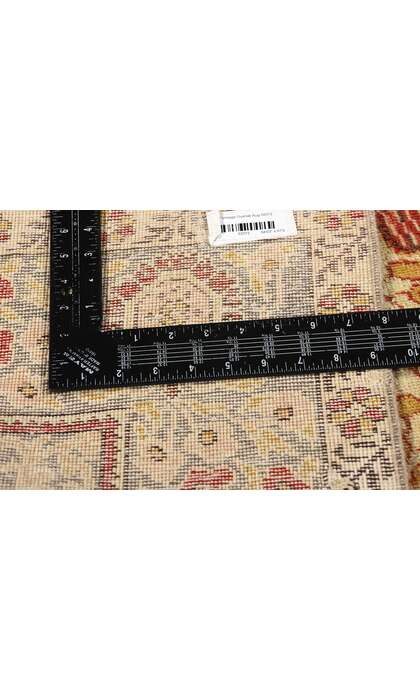 4 x 7 Distressed Vintage Turkish Oushak Rug 52072