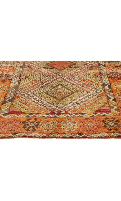 4 x 7 Vintage Turkish Oushak Rug 52300