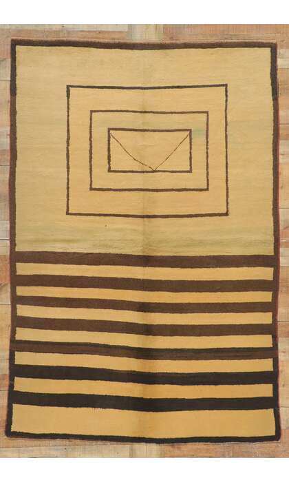 5 x 8 Vintage Midcentury Modern Turkish Rug 73289