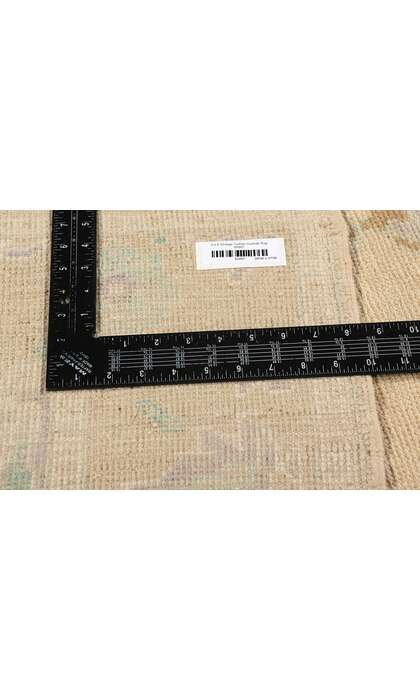 5 x 8 Vintage Pastel Turkish Oushak Rug 52957