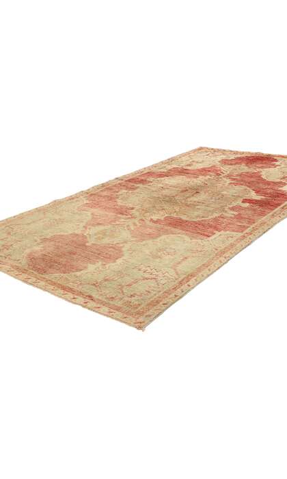 4 x 8 Vintage Red Turkish Oushak Rug 52070