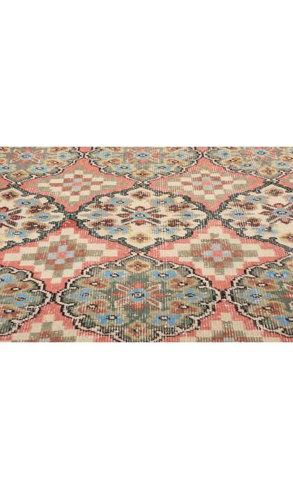 3 x 7 Zeki Muren Vintage Turkish Sivas Rug 52013