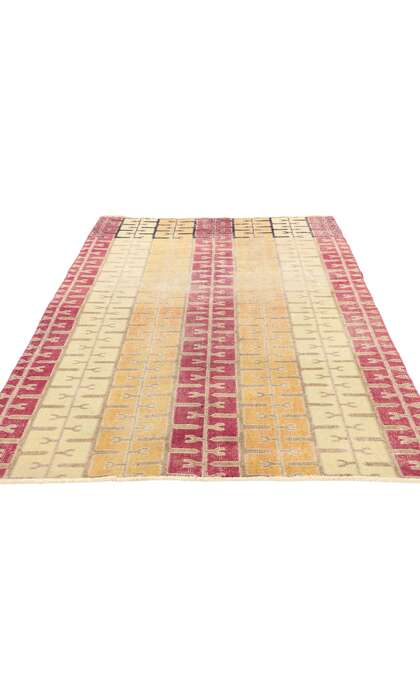 4 x 7 Zeki Muren Vintage Turkish Sivas Rug 51927