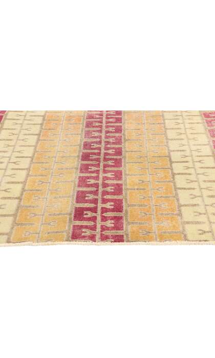 4 x 7 Zeki Muren Vintage Turkish Sivas Rug 51927