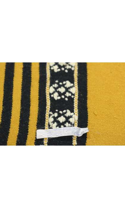 1 x 4 Vintage Yellow Greek Kilim Rug 78796