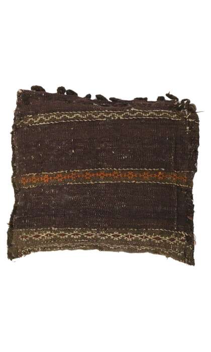 1 x 1 Antique Afghan Rug Pillow 74587
