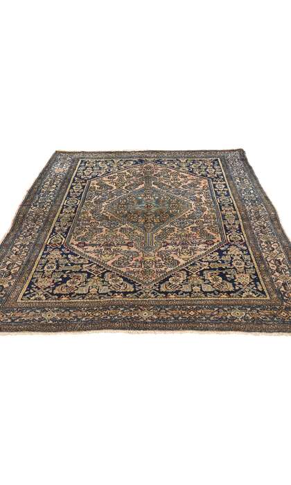 4 x 7 Antique Persian Bibikabad Rug 77710