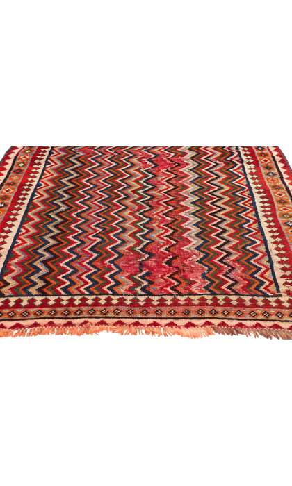4 x 7 Antique Persian Qashqai Rug 61050