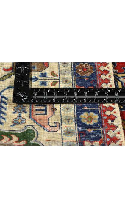 9 x 13 Antique Red Persian Tabriz Rug 78830