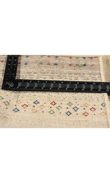 5 x 8 Earth-Tone Indian Gabbeh Rug 31006