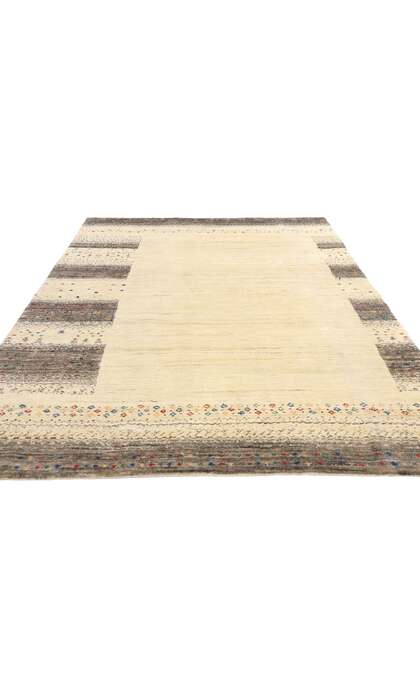5 x 8 Earth-Tone Indian Gabbeh Rug 31006