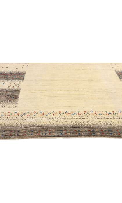5 x 8 Earth-Tone Indian Gabbeh Rug 31006