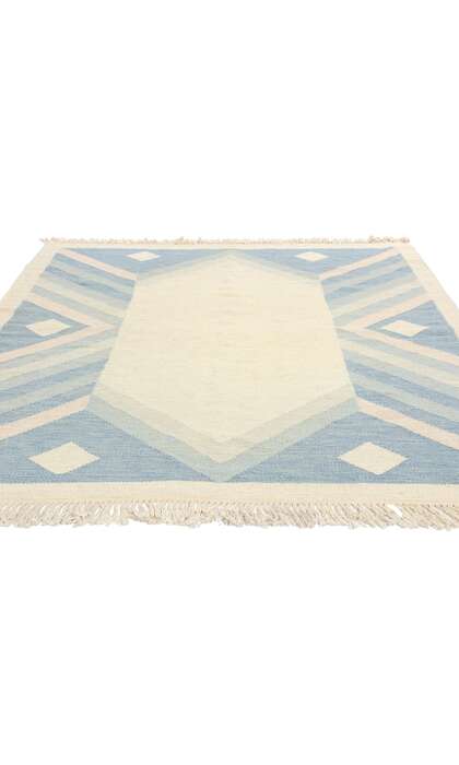 5 x 7 Gitt Grannsjo-Carlsson Vintage Swedish Rollakan Rug 78817