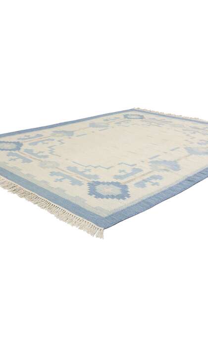 5 x 7 Gitt Grannsjo-Carlsson Vintage Swedish Rollakan Rug 78832