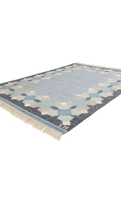 5 x 8 Svensk Hemslojd Vintage Swedish Rollakan Rug 78823