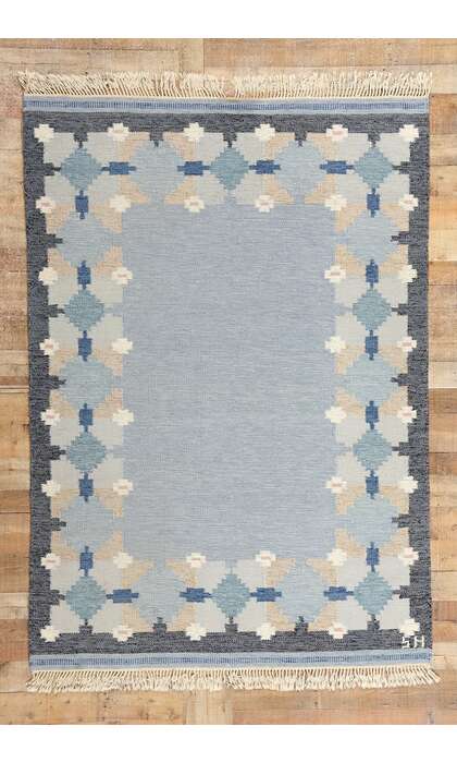 5 x 8 Svensk Hemslojd Vintage Swedish Rollakan Rug 78823