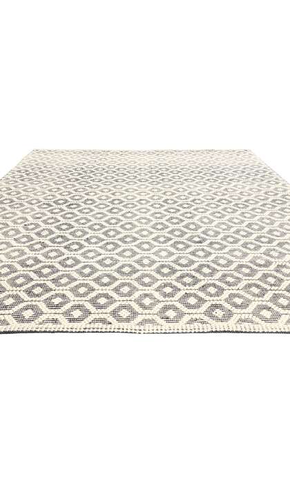 8 x 10 Moroccan Textured High-Low Kilim Rug 31009
