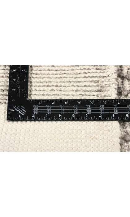 8 x 10 Moroccan Textured High-Low Kilim Rug 31010