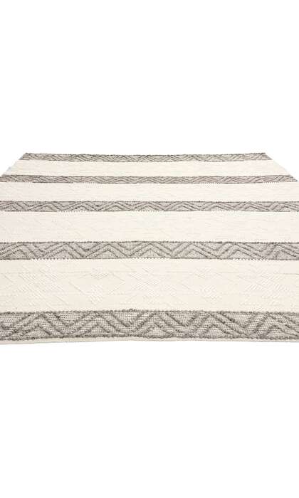 8 x 10 Moroccan Textured High-Low Kilim Rug 31010