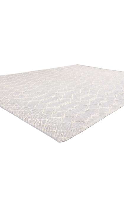 8 x 10 Moroccan Textured High-Low Kilim Rug 31017