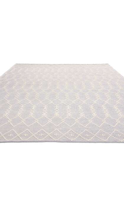 8 x 10 Moroccan Textured High-Low Kilim Rug 31017