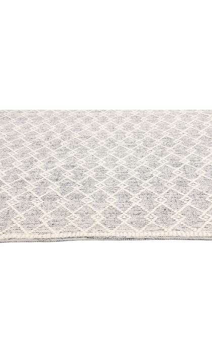 8 x 10 Moroccan Textured High-Low Kilim Rug 31018