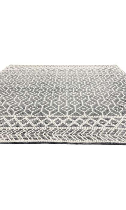 8 x 10 Moroccan Textured High Low Kilim Rug 31022