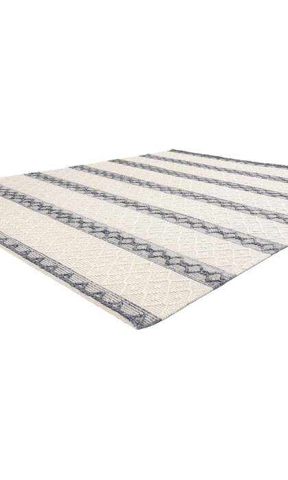 8 x 10 Moroccan Textured High Low Kilim Rug 31024